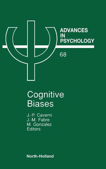 Advances in Psychology V68 - Caverni Jean-Paul Ed, J-P Caverni J-P