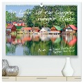 Die Liebe ist ein langer, ruhiger Fluss (hochwertiger Premium Wandkalender 2024 DIN A2 quer), Kunstdruck in Hochglanz - Hans Rodewald CreativK. de