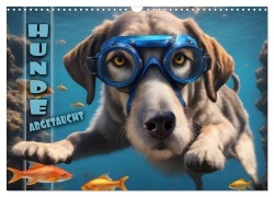 Hunde abgetaucht (Wandkalender 2026 DIN A3 quer), CALVENDO Monatskalender - Renate Utz