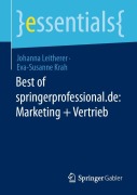 Cover-Bild zum Titel 'Best of springerprofessional.de: Marketing + Vertrieb' von 'Eva-Susanne Krah, Johanna Leitherer'