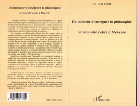 Du bonheur d'enseigner la philosophie - 