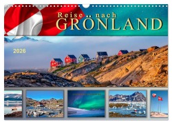 Cover-Bild zum Titel 'Reise nach Grönland (Wandkalender 2026 DIN A3 quer), CALVENDO Monatskalender' von 'Peter Roder'