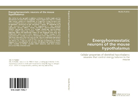 Energyhomeostatic neurons of the mouse hypothalamus - Moritz Paehler