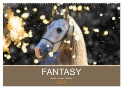 FANTASY Pferde Horses Caballos (Wandkalender 2025 DIN A2 quer), CALVENDO Monatskalender - Petra Eckerl Tierfotografie