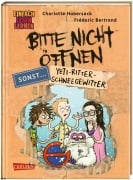 Cover-Bild zum Titel 'Bitte nicht öffnen, sonst ... 1: Yeti-Ritter-Schneegewitter' von 'Charlotte Habersack'