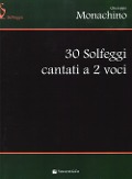 Cover-Bild zum Titel '30 solfeggi cantati a 2 voci' von 'Giuseppe Monachino'