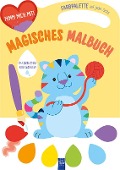 Magisches Malbuch - Cover gelb (Katze) - 