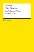 Cover-Bild zum Titel 'Über Toleranz' von 'Voltaire'