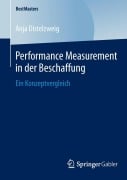 Cover-Bild zum Titel 'Performance Measurement in der Beschaffung' von 'Anja Distelzweig'