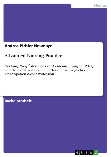 Advanced Nursing Practice - Andrea Pichler-Neumayr