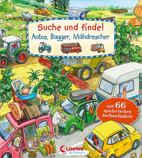 Suche und finde! - Autos, Bagger, Mähdrescher - 