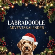 Cover-Bild zum Titel 'Der Labradoodle-Adventskalender' von 'Charlotte Krüger'