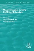 Cover-Bild zum Titel 'Microcomputers in Early Childhood Education' von ''