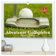 Abenteuer Golfspielen. Impressionen (hochwertiger Premium Wandkalender 2026 DIN A2 quer), Kunstdruck in Hochglanz - Elisabeth Stanzer