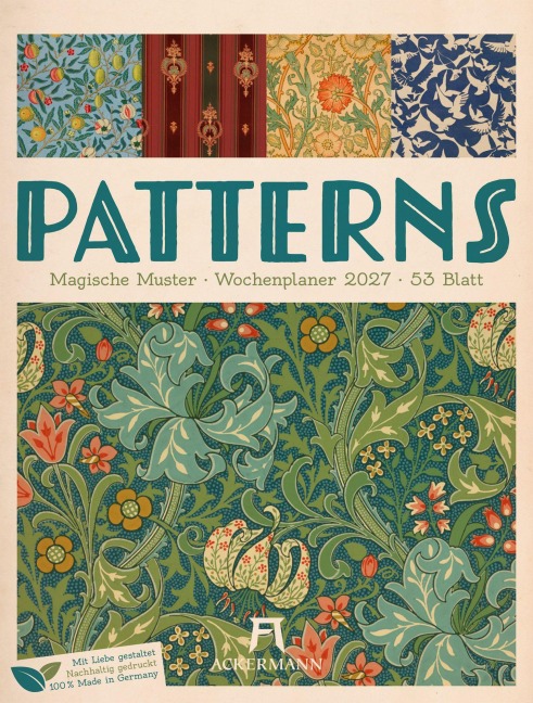 Patterns Wochenplaner Kalender 2027 - 