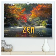 Cover-Bild zum Titel 'ZEN - Eine Reise zu sich selbst (hochwertiger Premium Wandkalender 2026 DIN A2 quer), Kunstdruck in Hochglanz' von 'Sf Sf'