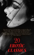 Cover-Bild zum Titel '20 Erotic Classics' von 'Giacomo Casanova, Pierre Choderlos De Laclos, Virginia Woolf, Giovanni Boccaccio, Gustave Flaubert'