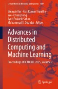 Cover-Bild zum Titel 'Advances in Distributed Computing and Machine Learning' von ''