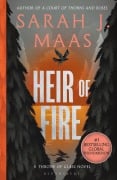 Cover-Bild zum Titel 'Heir of Fire' von 'Sarah J. Maas'
