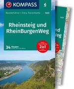 Cover-Bild zum Titel 'KOMPASS Wanderführer Rheinsteig RheinBurgenWeg, 34 Etappen mit Extra-Tourenkarte' von 'Silvia und Thilo Behla'