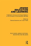 Cover-Bild zum Titel 'Jewish Education and Learning' von ''