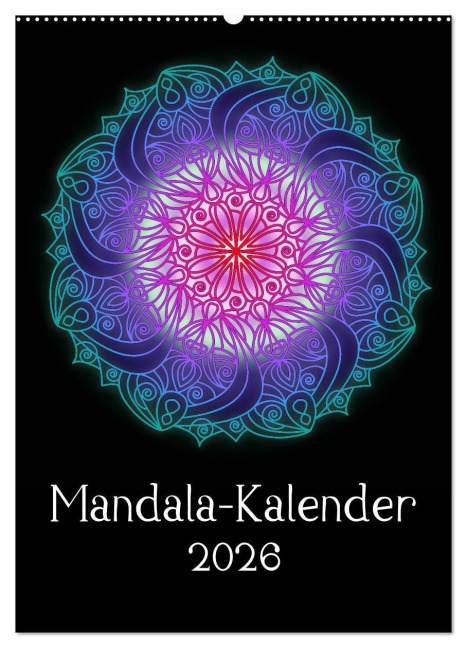Mandala-Kalender 2026 (Wandkalender 2026 DIN A2 hoch), CALVENDO Monatskalender - Sandra Lina Jakob