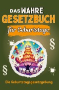 Cover-Bild zum Titel 'Das wahre Gesetzbuch für Geburtstage' von 'Anna Krause'