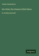 Cover-Bild zum Titel 'Der Sohn; Ein Drama in fünf Akten' von 'Walter Hasenclever'