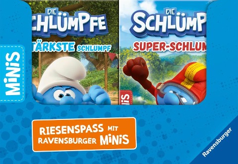 Verkaufs-Kassette "Ravensburger Minis 15 - Die Schlümpfe" - 