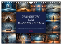 Cover-Bild zum Titel 'Universum der Wissenschaften (Wandkalender 2026 DIN A4 quer), CALVENDO Monatskalender' von 'Dirk Meutzner'