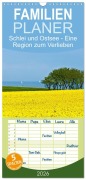 Familienplaner 2026 - Schlei und Ostsee - Eine Region zum Verlieben mit 5 Spalten (Wandkalender, 21 x 45 cm) CALVENDO - Frank Hornecker