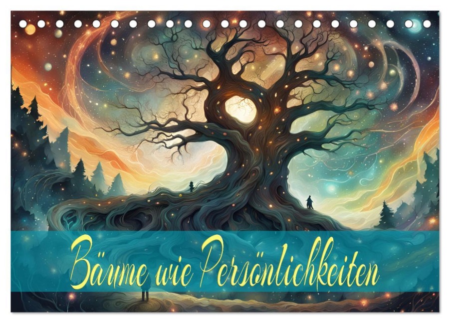 Bäume wie Persönlichkeiten (Tischkalender 2026 DIN A5 quer), CALVENDO Monatskalender - Dusanka Djeric