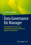 Cover-Bild zum Titel 'Data Governance für Manager' von 'Lars Michael Bollweg'
