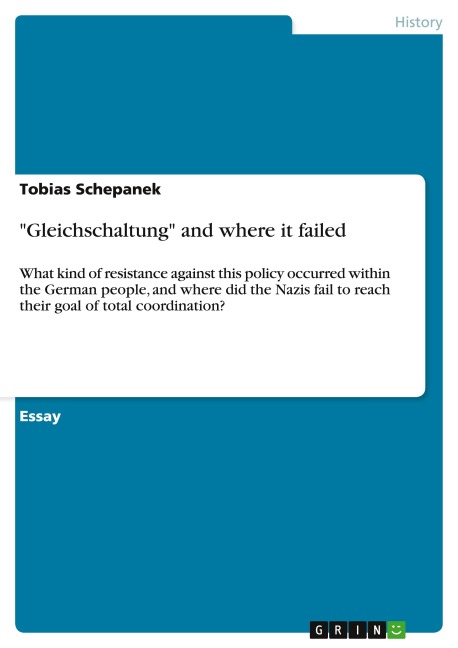 "Gleichschaltung" and where it failed - Tobias Schepanek