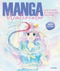Cover-Bild zum Titel 'Manga Watercolor' von 'Lisa Santrau'