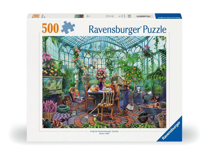 Erwachsenenpuzzle 500 Teile - Im Gewächshaus - 