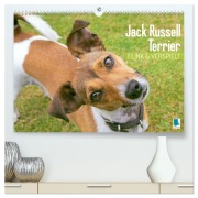 Cover-Bild zum Titel 'Jack Russell Terrier: flink und verspielt (hochwertiger Premium Wandkalender 2026 DIN A2 quer), Kunstdruck in Hochglanz' von 'Calvendo Calvendo'