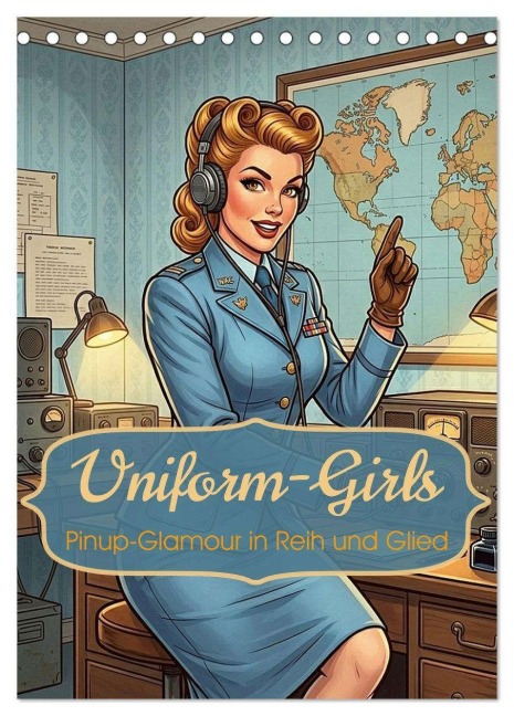 Uniform-Girls (Tischkalender 2027 DIN A5 hoch), CALVENDO Monatskalender - Liam Blue