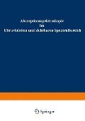 Cover-Bild zum Titel 'Absorptionsspektroskopie im Ultravioletten und sichtbaren Spektralbereich' von 'Bruno Hampel'