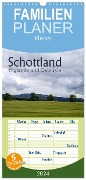 Familienplaner 2024 - Schottland Highlands und Ostküste mit 5 Spalten (Wandkalender, 21 x 45 cm) CALVENDO - Christiane Calmbacher