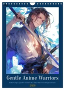 Cover-Bild zum Titel 'Gentle Anime Warriors (Wandkalender 2026 DIN A4 hoch), CALVENDO Monatskalender' von 'Kerstin Waurick'