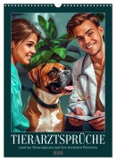Cover-Bild zum Titel 'Tierarztsprüche (Wandkalender 2026 DIN A3 hoch), CALVENDO Monatskalender' von 'Sabine Löwer'