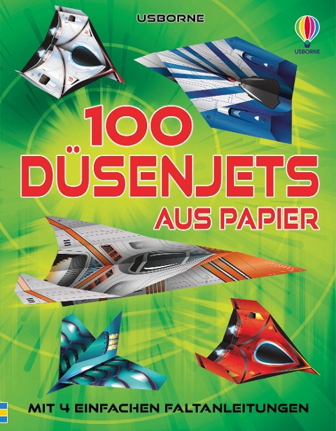 100 Düsenjets aus Papier - 