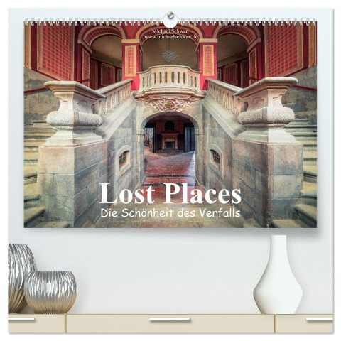 Die Schönheit des Verfalls - Lost Places (hochwertiger Premium Wandkalender 2025 DIN A2 quer), Kunstdruck in Hochglanz - Michael Schwan