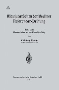 Cover-Bild zum Titel 'Klausurarbeiten der Berliner Referendar-Prüfung' von 'Ludwig Mohn'