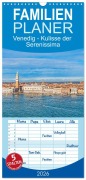 Familienplaner 2026 - Venedig - Kulisse der Serenissima mit 5 Spalten (Wandkalender, 21 x 45 cm) CALVENDO - Dieter Meyer