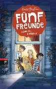 Cover-Bild zum Titel 'Fünf Freunde jagen die Entführer' von 'Enid Blyton'