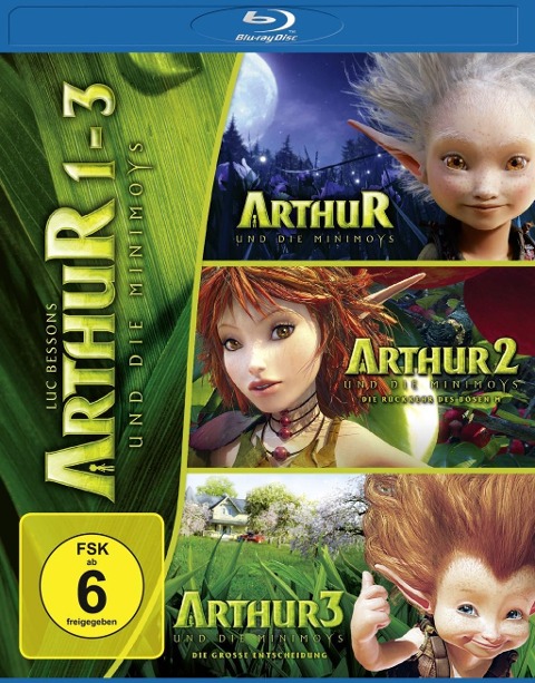 Arthur und die Minimoys 1-3 - Céline Garcia, Philippe Rouchier, Luc Besson, Georges Bouchelagem, Nicolas Fructus