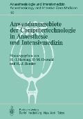 Cover-Bild zum Titel 'Anwendungsgebiete der Computertechnologie in Anaesthesie und Intensivmedizin' von ''