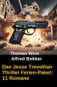Cover-Bild zum Titel 'Das Jesse Trevellian Thriller Ferien-Paket: 11 Romane' von 'Alfred Bekker, Thomas West'